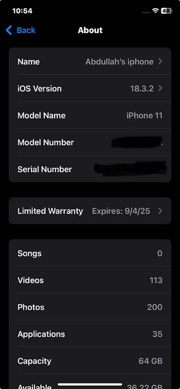 iphone 11|7 to 6 month warranty available 0
