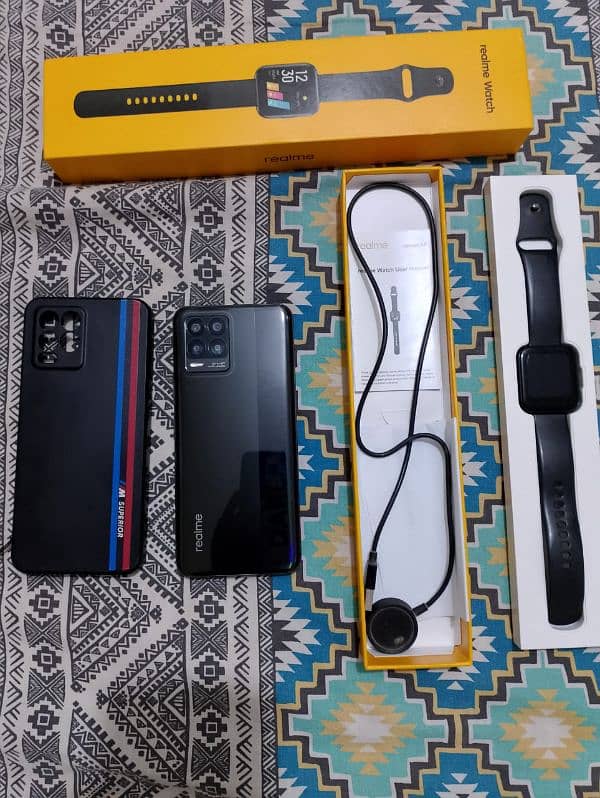 Realme 8  and Realme Watch up for sell 1