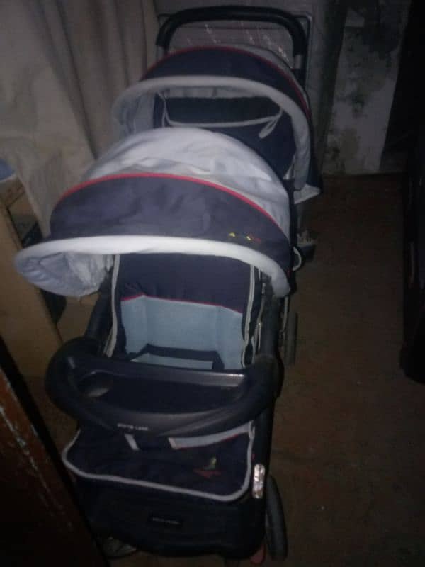 twins baby stroller 1