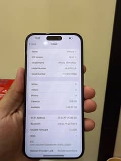 I phone 15 pro max 256gb LLA PTA APPROVED