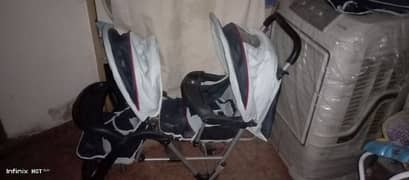 Twins baby stroller