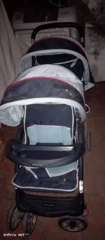 Twins baby stroller 4