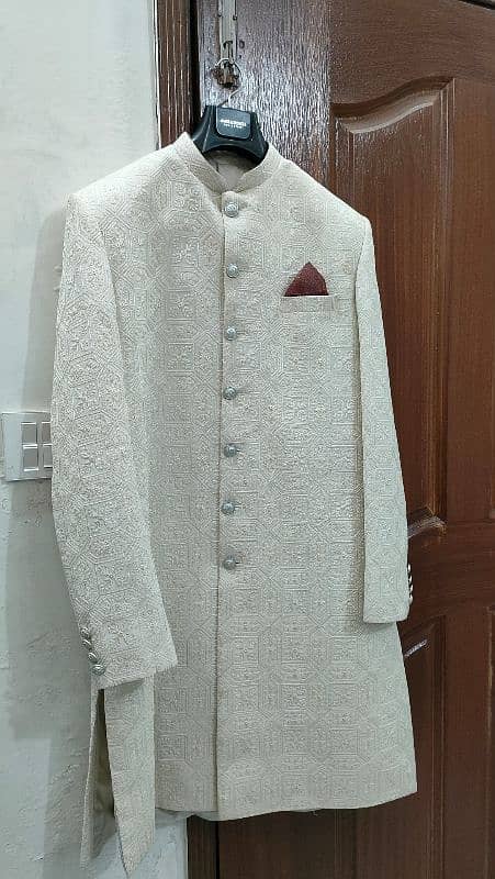 Sherwani with kullah 1