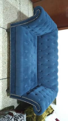 sofa/ royal blue 2 seater sofa/ dewan satti