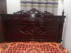 Bed set / Double Bed set / King size Bed set / Poshish Bed/ Wooden Bed