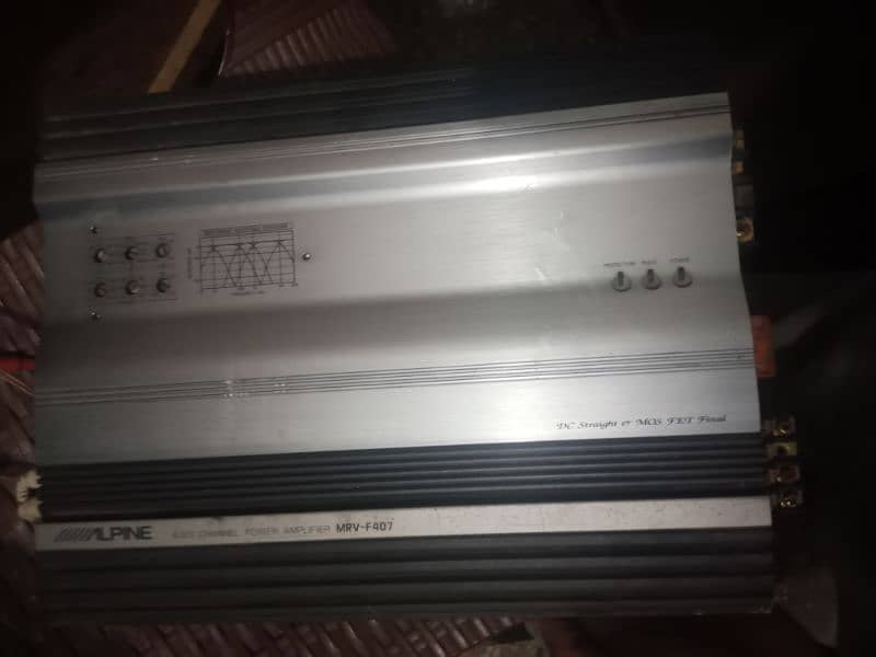alphine amplifier v12 4r channel orignal 1