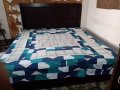 double bed with mattress