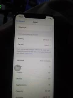 iphone x 64gb all ok truetone on only face I'd issue