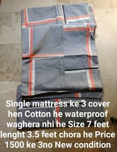 Mattress cover cushion cover