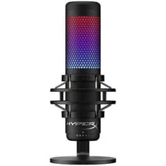 hyperx quadcast s - rgb usb condenser microphone (black)