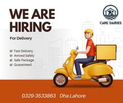 Delivery boy DHA Lahore