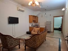 F 11 markaz 1 bed room attach bath tv lounge kitchen apartment available for rent