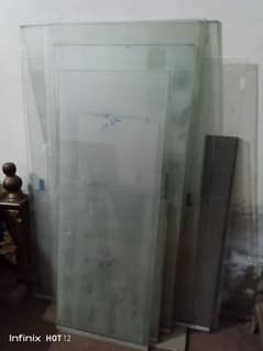 Glass for office and shop