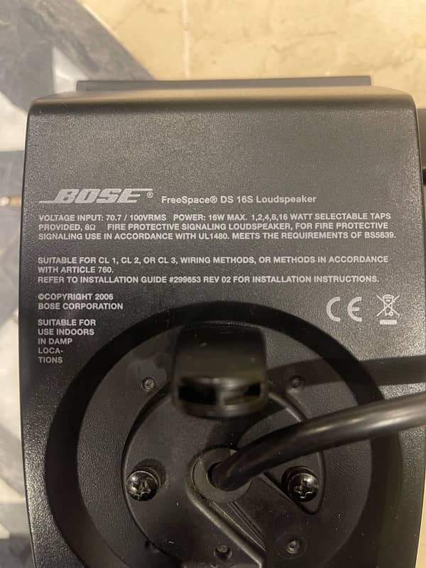 Bose Professional FreeSpace DS 16S Loudspeaker ( jbl Klipsch focal b&w 12