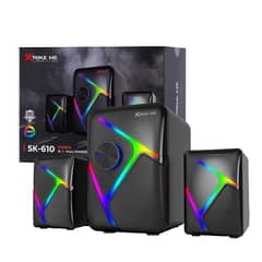 Xtrike-Me SK-610 Subwoofer RGB Stereo Wired Gaming Speakers