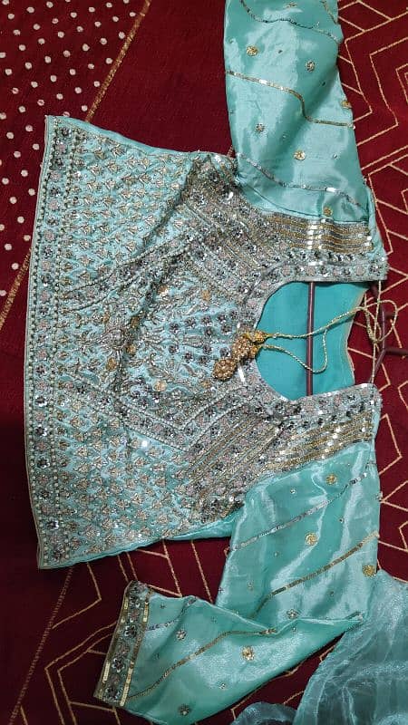 lengha for sale. . 1 time used. in new condition. 7