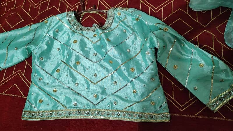 lengha for sale. . 1 time used. in new condition. 8