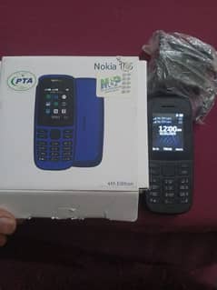 Nokia 105 new with box charger just opan box