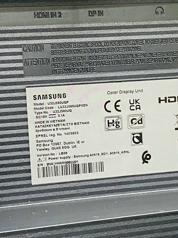 Samsung UHD Monitor 2