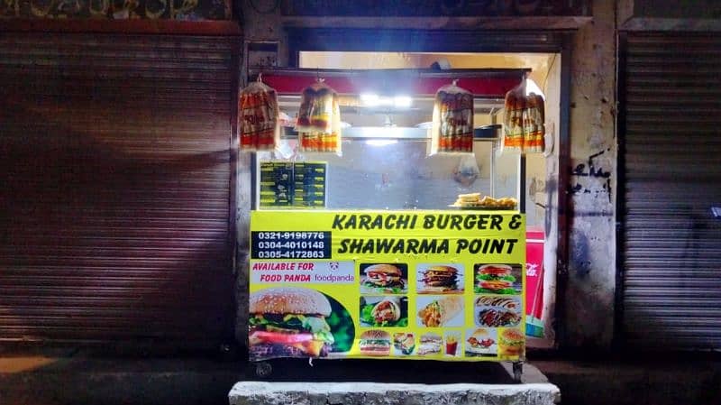 Burger shawrma stall 0