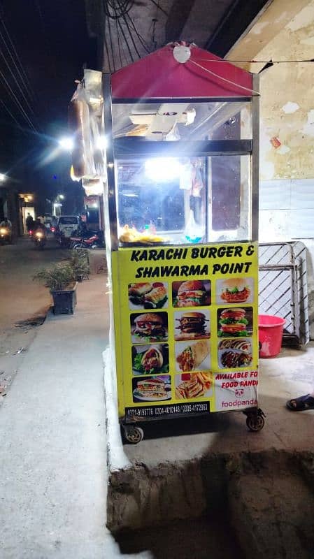 Burger shawrma stall 1