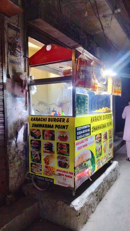 Burger shawrma stall 2