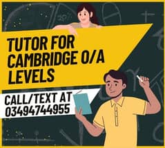 Need Home Tutor For O/A Levels in Askari 10, Lahore