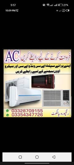 AC and window AC sale and perches