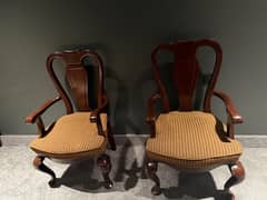 Solid wood sheeshum chairs