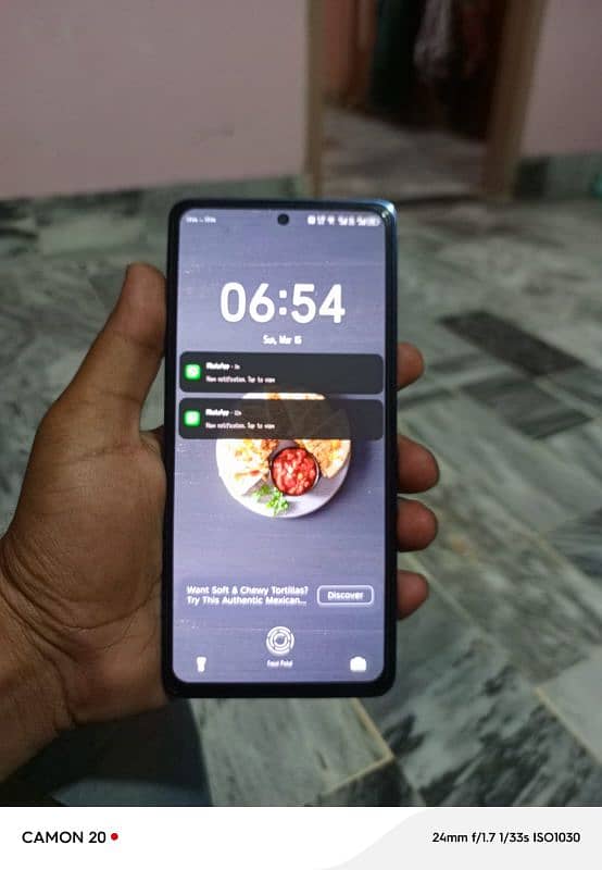 Tecno camon20 pro 8