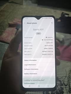 SAMSUNG A 31 PTA APPROVED 4/128