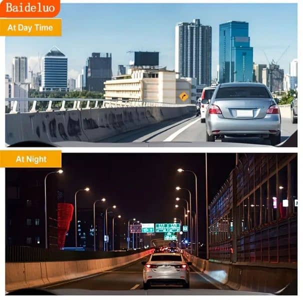 Baideluo Dashcam HD front camera 1080 Built-in cam 480P Rear cam 480P 6