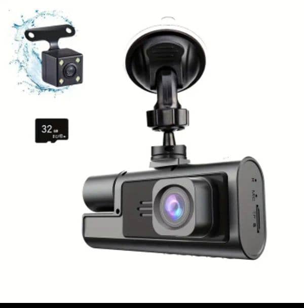 Baideluo Dashcam HD front camera 1080 Built-in cam 480P Rear cam 480P 7