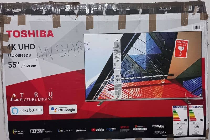 TOSHIBA 55" LED TV 4K UHD HDR 10 PLUS 17