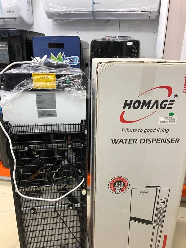 Homage 3 Tap Water Dispenser with refrigerator Water Cooler 3 in 1 4