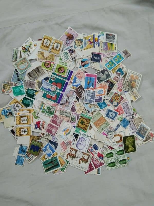 old stamps. 0