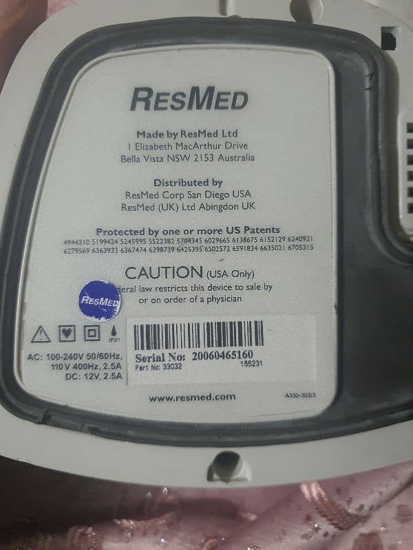 Resmed cpap machine 5