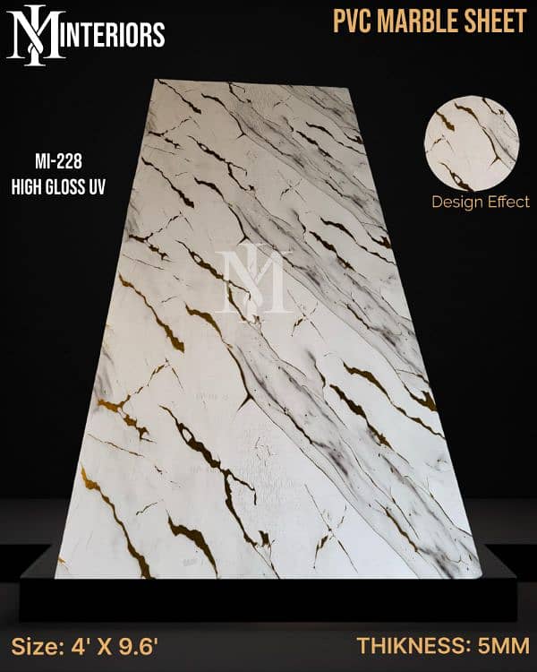 PVC uv marble sheet 2