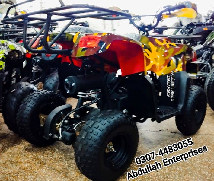 110cc ATV Quad Bike with New tyre and part's for sale delivery Pak 5