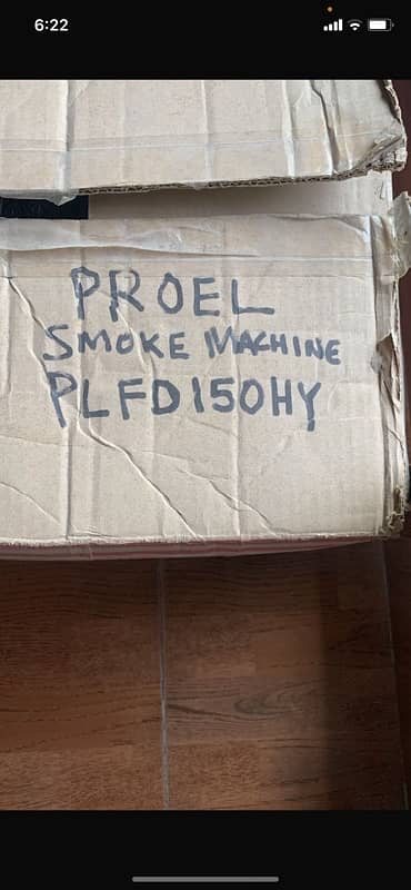 Proel smoke machine 4