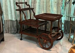 Chinioti Wooden Nesting Tables and Tea Trolley for Sale!!