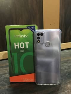 infinix hot 10play 4/64 dual sim pta approved with box 6000mah battery