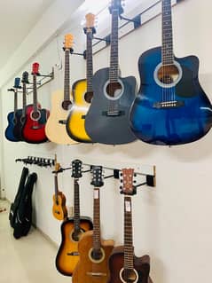 Guitars Violin Ukuleles  & Acessoires Bag Capo stand hangers etc all