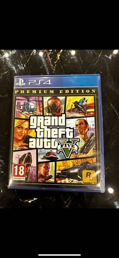 Grand theft auto 5 GTA 5 ps4 game disc. PlayStation 4 GTA5