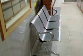 stainless steel vistor waiting chair