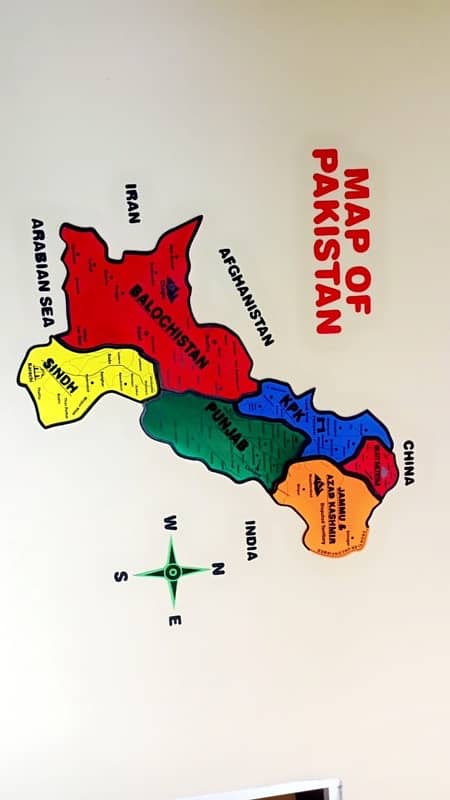 Foaming Wall Decoration for PreSchools & Montessori 1