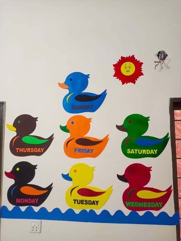 Foaming Wall Decoration for PreSchools & Montessori 18
