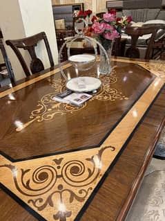 brand new dining table with 6 seats for sale in lahore valancia Town