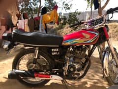 Honda 125 18 model urgent sale