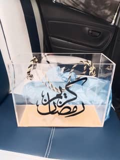 Acrylic box available